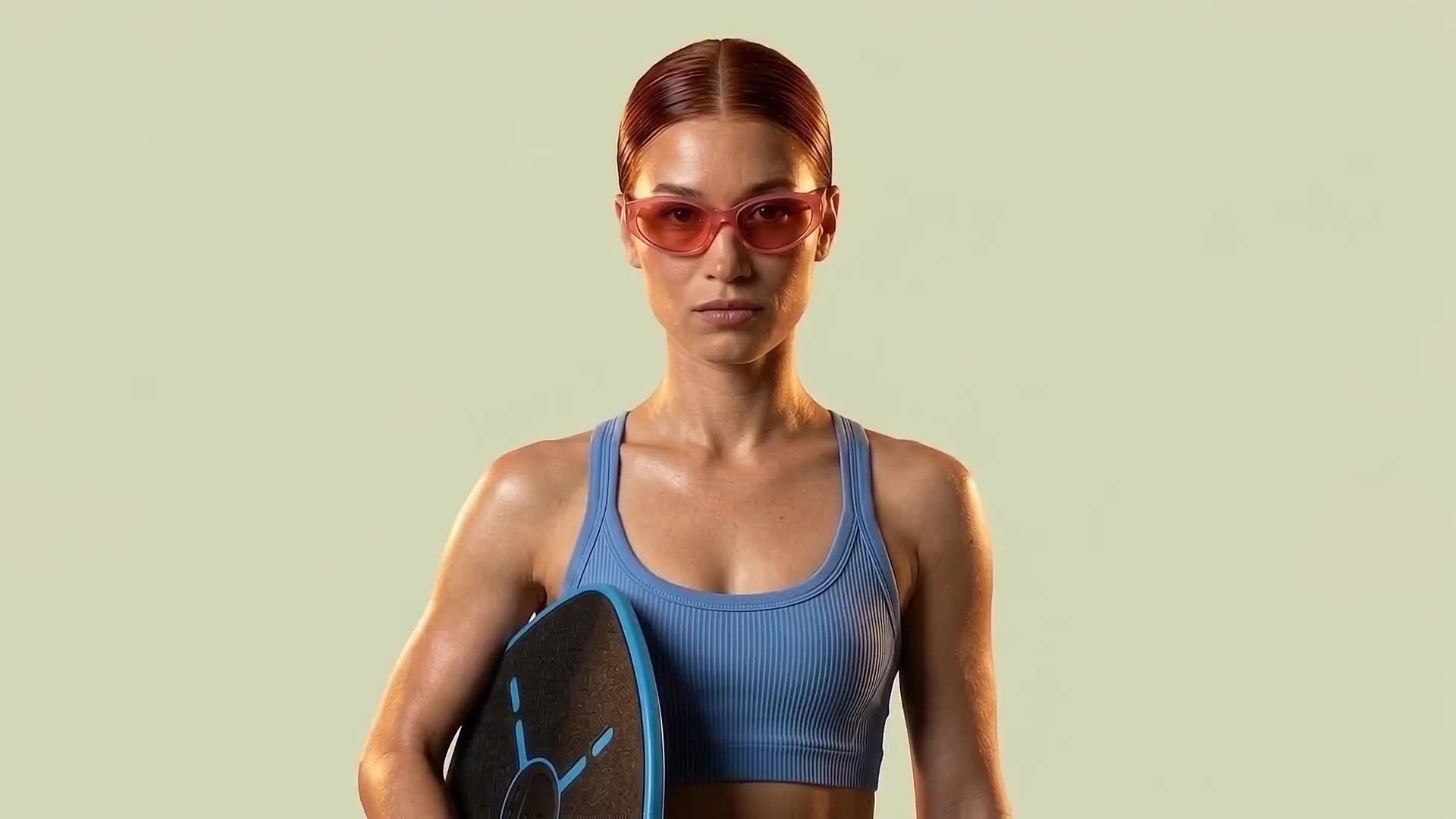 GoBalance Sport board held by an athlete
